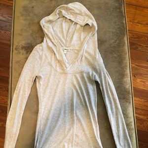 Express- long sleeve hooded t-shirt, size S